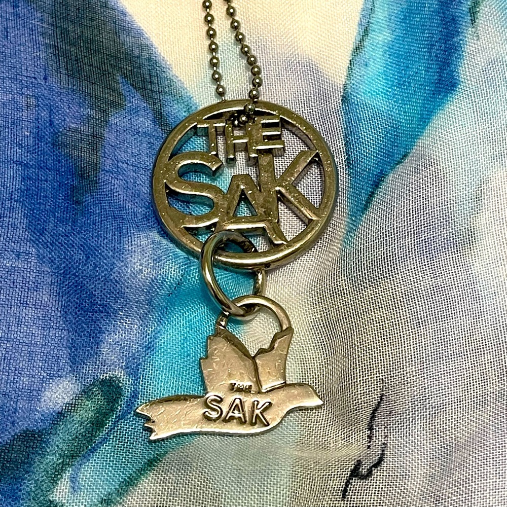 Vintage the Sak original bird logo key chain